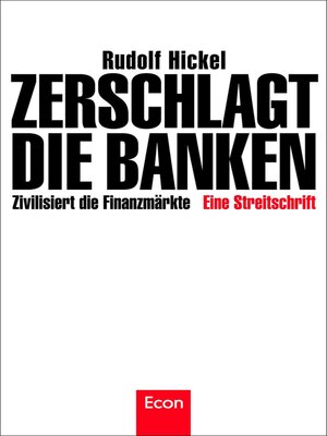 cover image of Zerschlagt die Banken